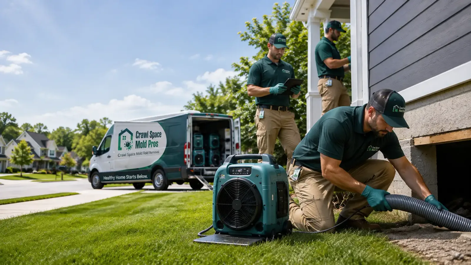 Crawl Space Mold Removal in Clinton, MA
